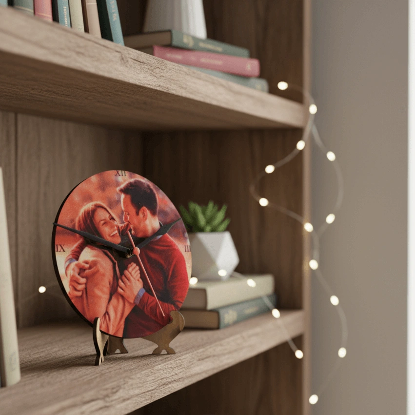 Round Shaped Sublimation Table Custom Clock - Image 3