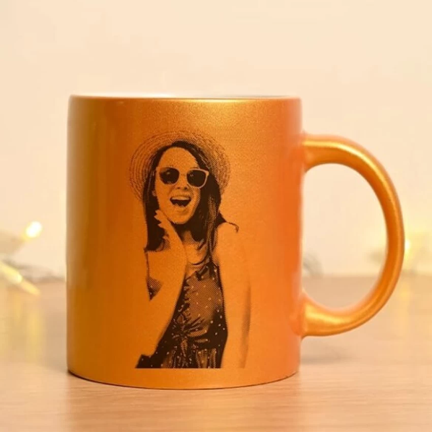 Personalized Golden Mug