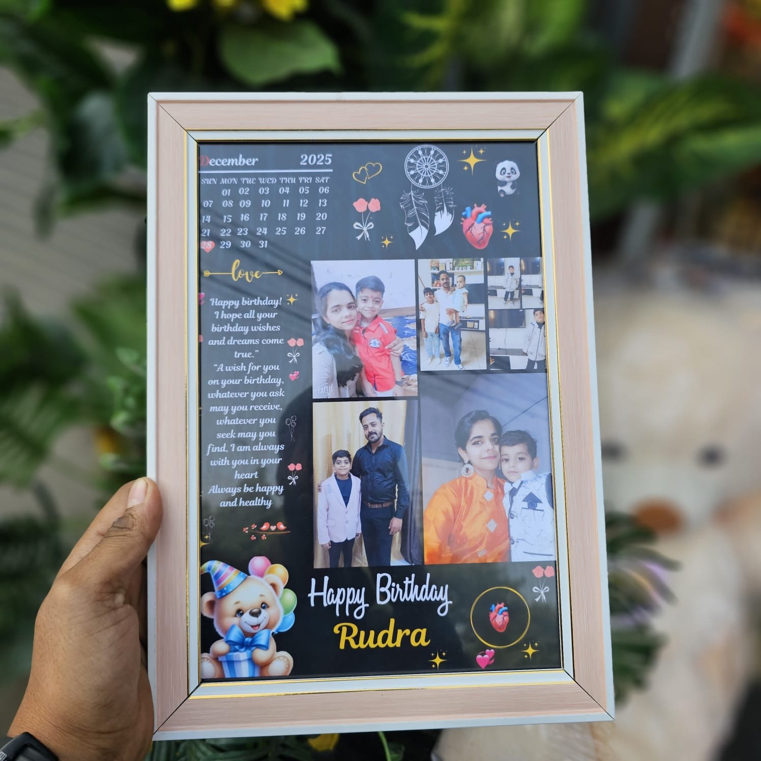 Customized Photo Frame (8×12 Inch) – Personalised Memory Frame - Image 2