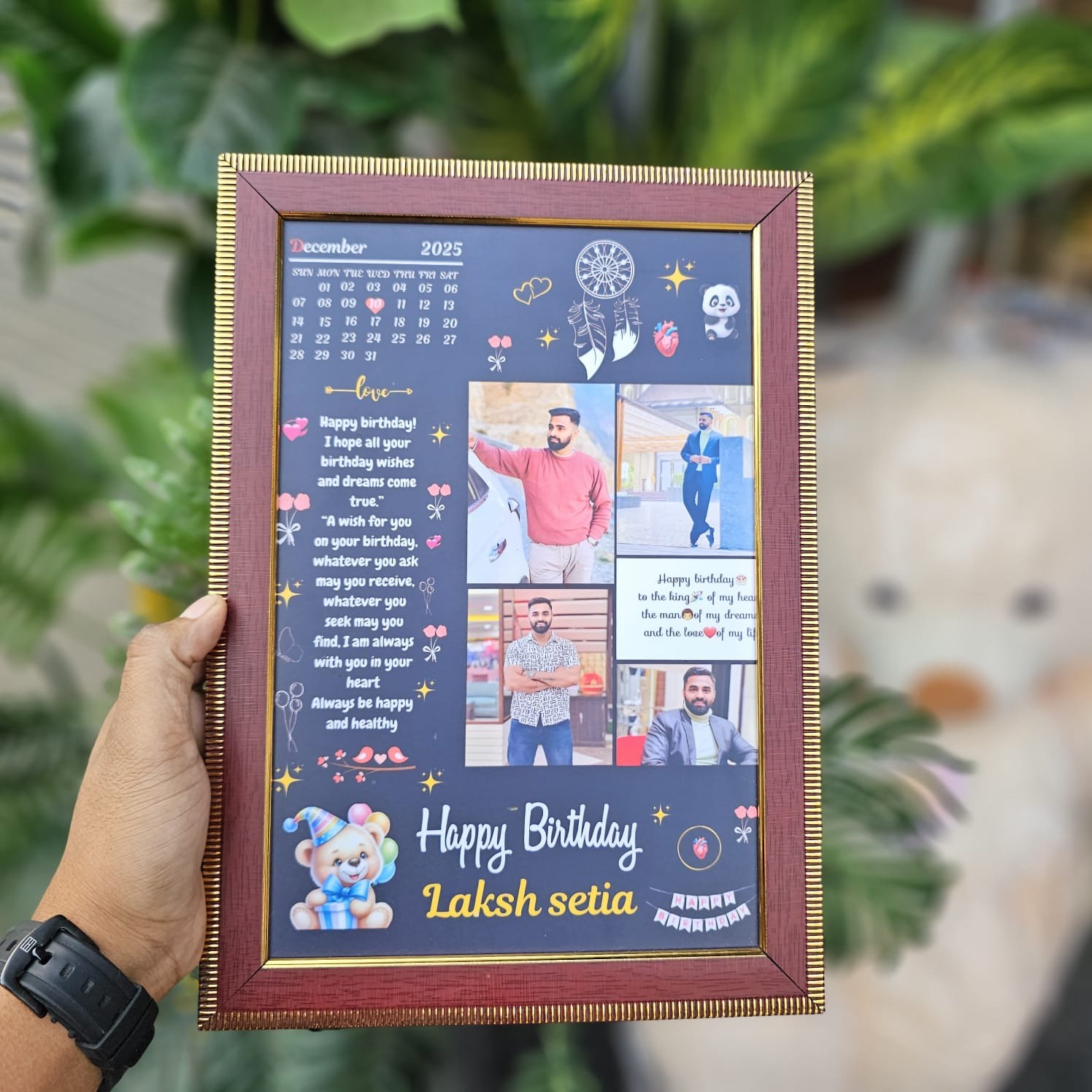Customized Photo Frame (8×12 Inch) – Personalised Memory Frame - Image 3